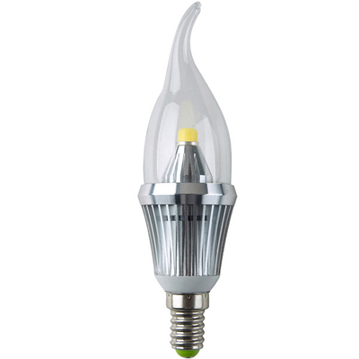 aluminio 6063 E14 Base 85 - 265V AC 4W LED vela bombillas 50 * H110 mm