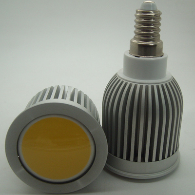 Alto brillo 5W y 7W / 10W E14 COB LED luz con 320 - 380LM, AC85 - 265V, 50000hrs